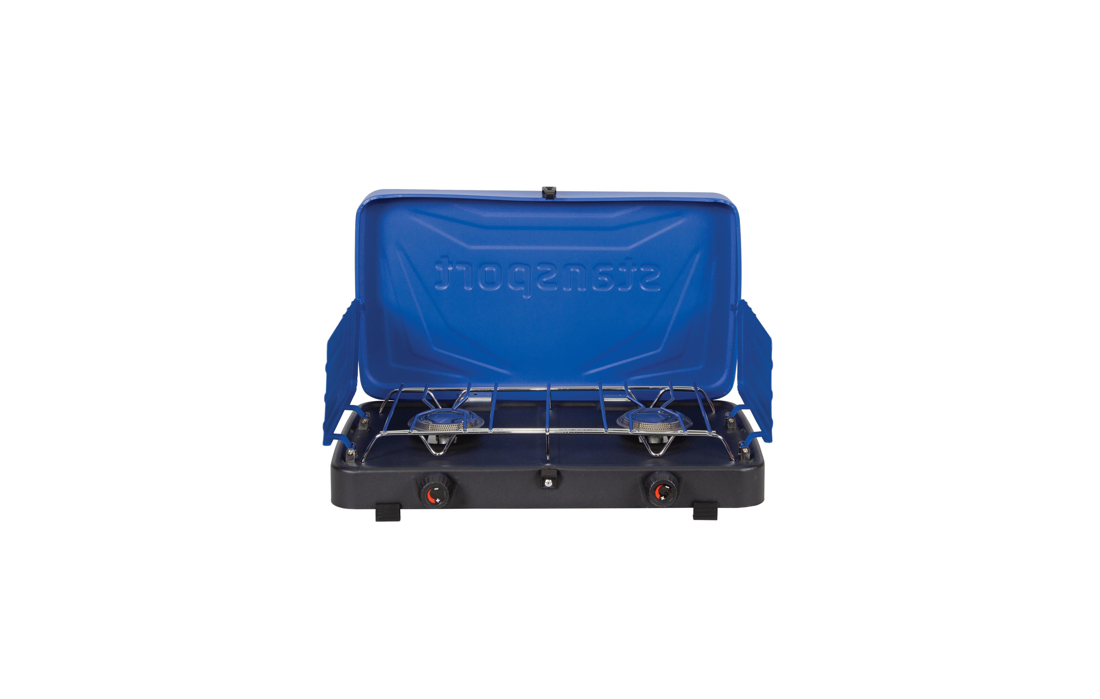 Stansport 2-Burner Propane Stove - 20,000 BTUs