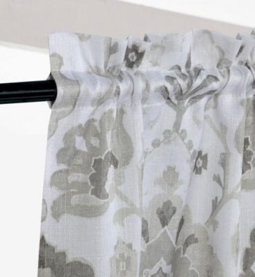 Country Living Farmhouse 3 Pc Solid Cafe Kitchen Curtain Tier & Tucked Valance Set