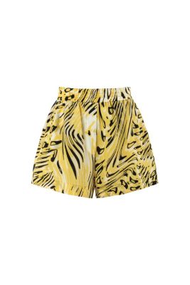 Women's High Waist Printed Shorts