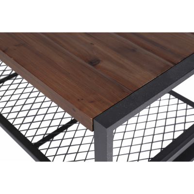 Wood Console Coffee Table