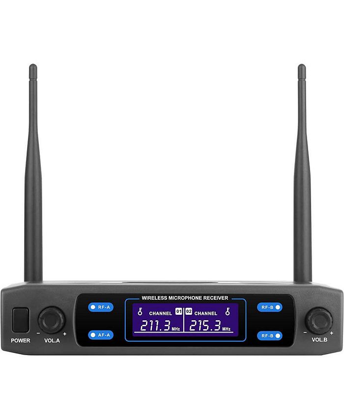 Supersonic VHF Dual Microphone System with Dual Transmitters Macy's