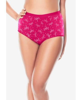 Women's 5-Pack Tag-Free Full Coverage Cotton Brief