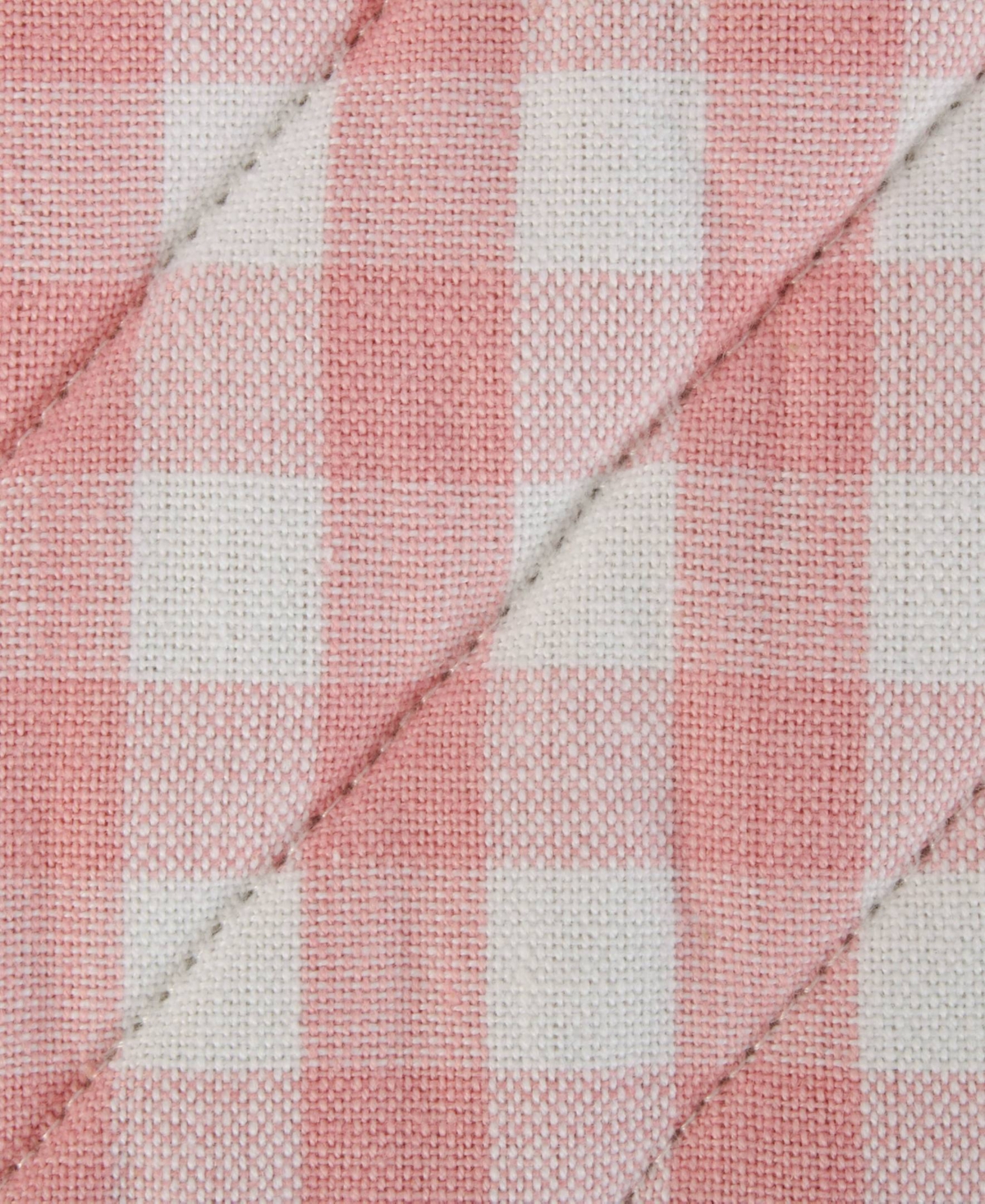 Design Imports Gingham Check Kitchen Collection, Pink, Potholder Set