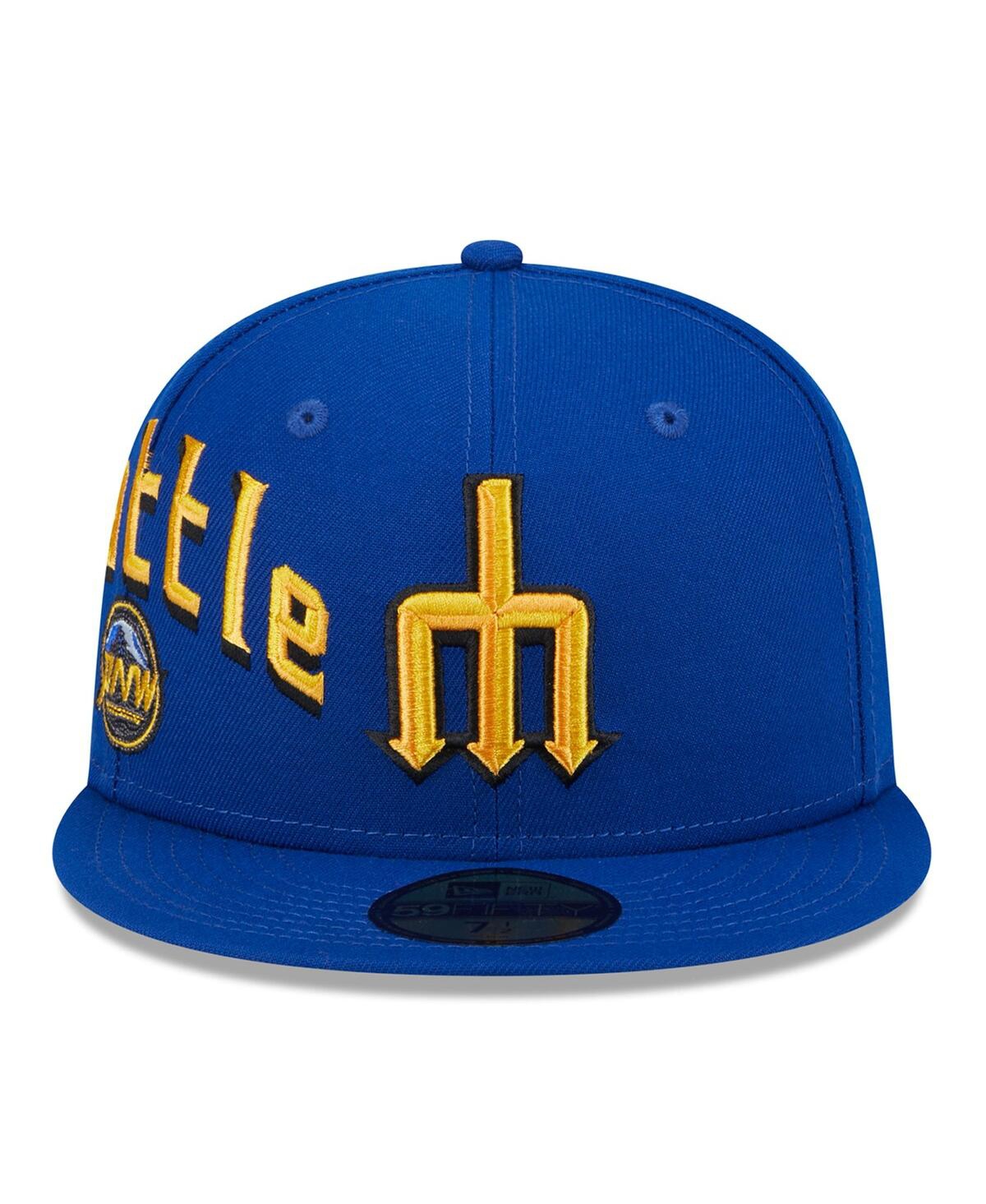 New Era Men'sSeattle Mariners City Connect Icon 59FIFTY Fitted Hat - Royal