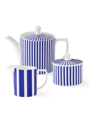 Spode Blue Italian Steccato Tea Serving Set - Macy's