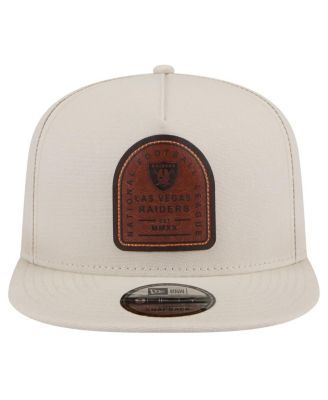 Men's Stone Las Vegas Raiders Premier 9FIFTY Snapback Hat