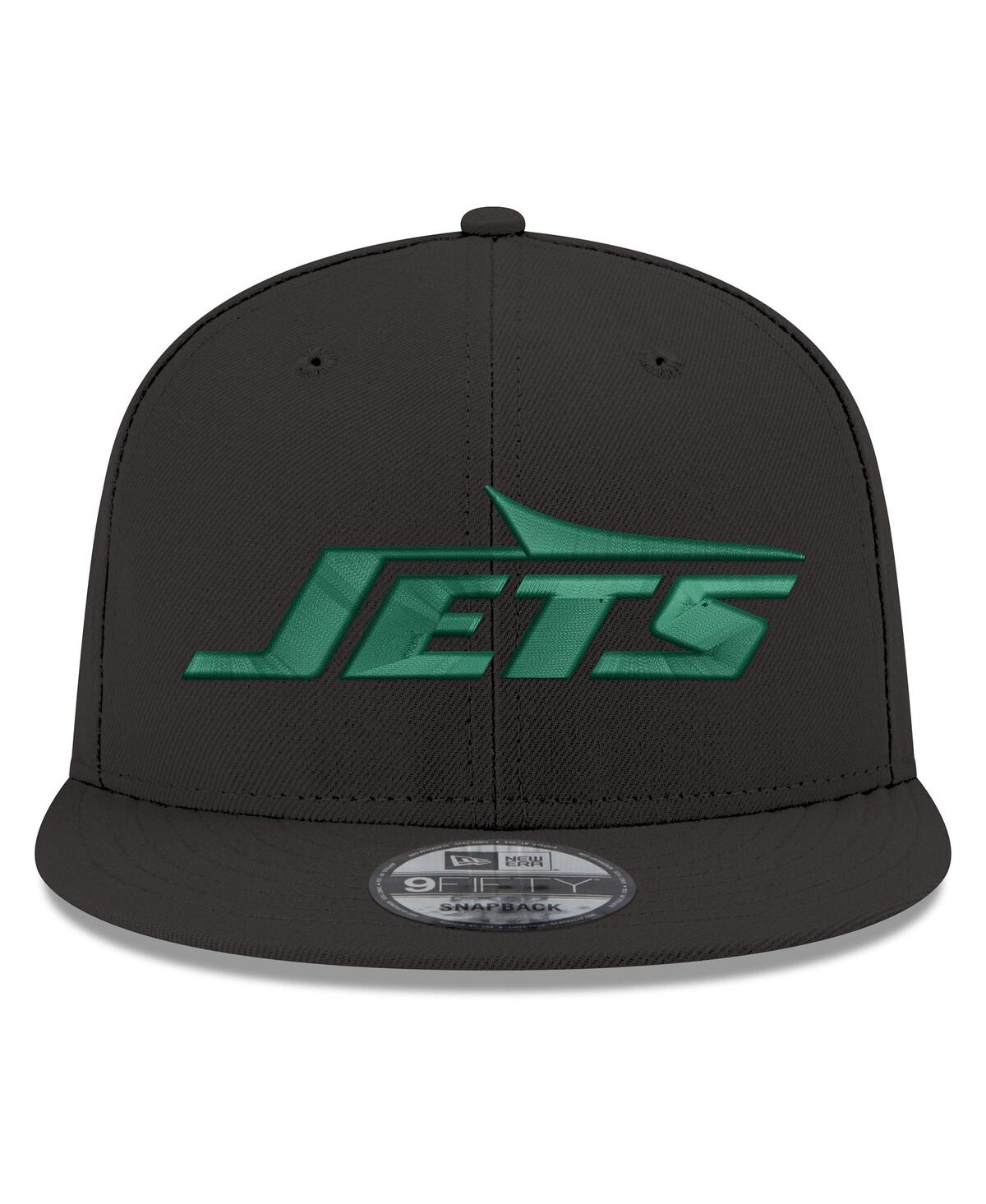 Shop New Era Men's Black New York Jets Standard 9fifty Snapback Hat