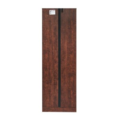 4-Door Walnut Cabinet for Living Room, Kitchen, Office