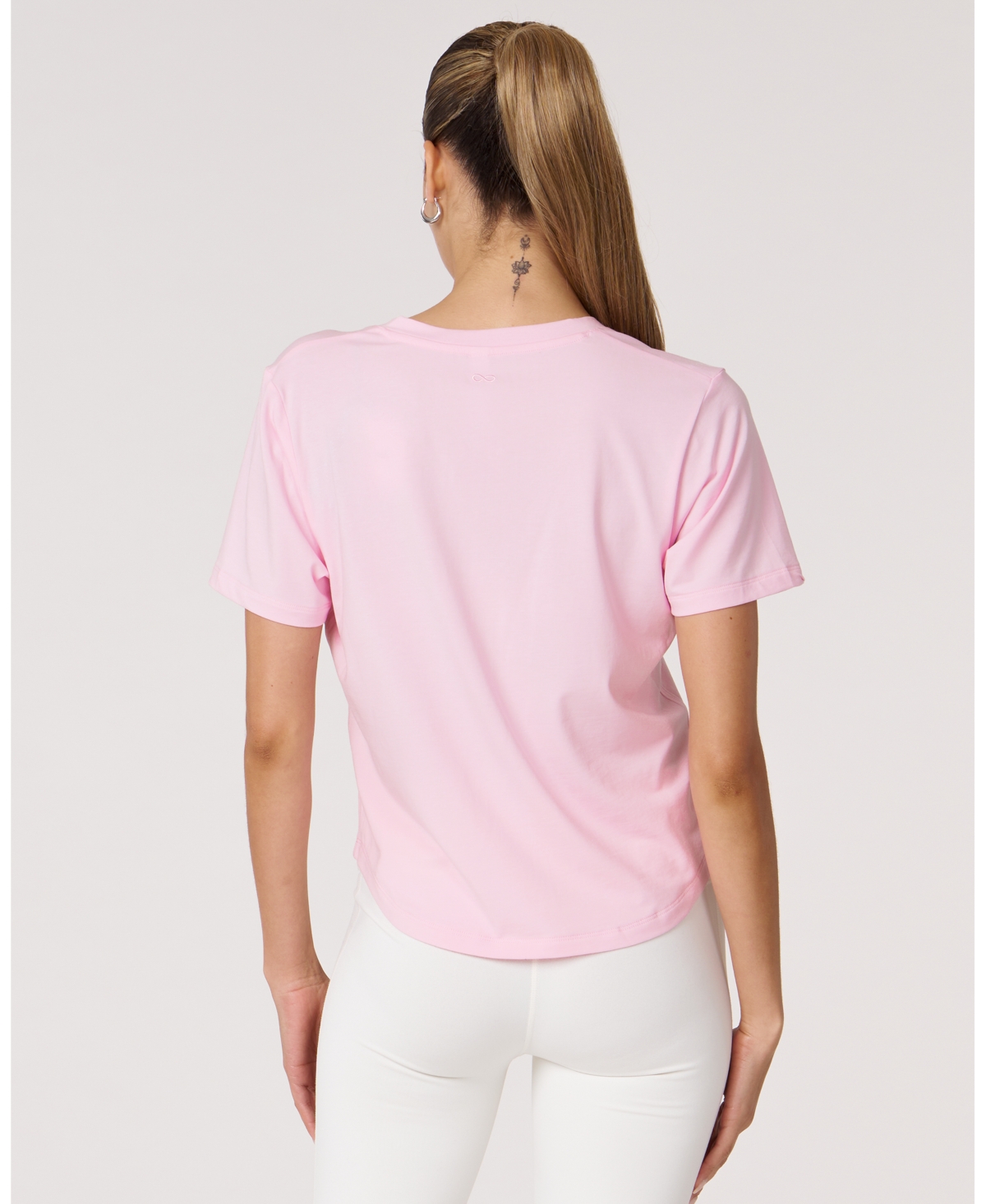 Rebody Active Women's Rebody Essentials V Neck Short Sleeve Top For Women