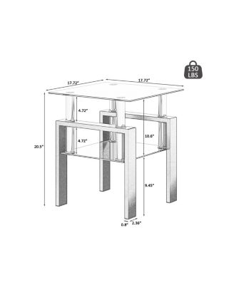 Modern Tempered Glass Table