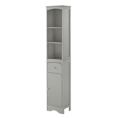 Freestanding Bathroom Cabinet with Drawer and Adjustable Shelf