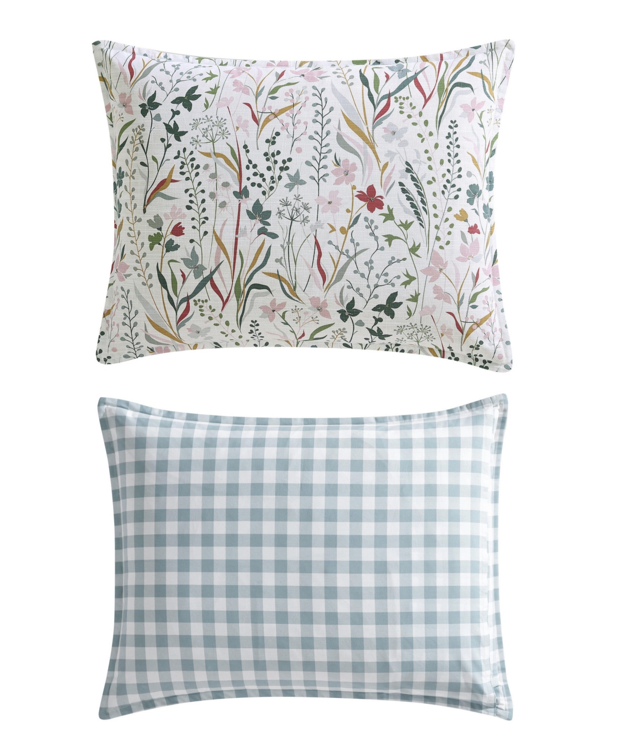 Eddie Bauer Woodland Forest Reversible 3 Piece Comforter Set, Full/queen In White,grey,rose Pink
