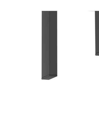 Modern Black Tempered Glass End Tables