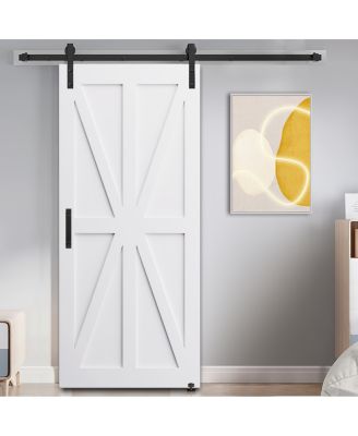 84" Barn Door Slab, Unfinished Wood, Pre-Drilled