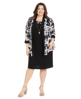 Macy's plus size jacket fashion dresses