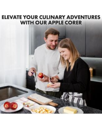 Premium Apple Corer Tool Stainless Steel Serrated Blade