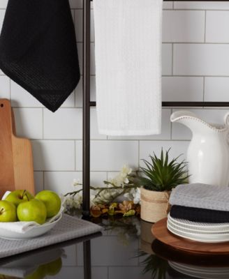 Cotton Kitchen Collection Dishtowel Set, 18x26", Assorted Neutrals, 6 Piece