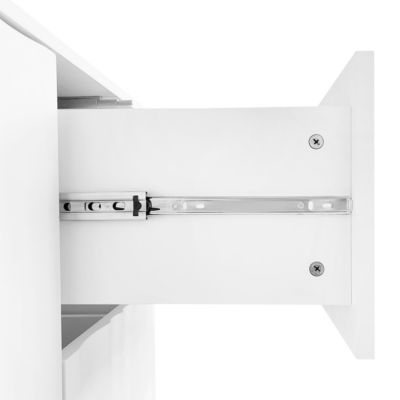 Wave Pattern Storage Cabinet, 2 Doors, 2 Drawers