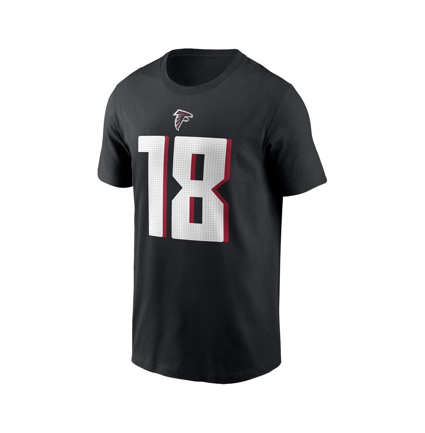 Мужская футболка Fanatics Nike Kirk Cousins Black Atlanta Falcons Player Name & Number — фото 2