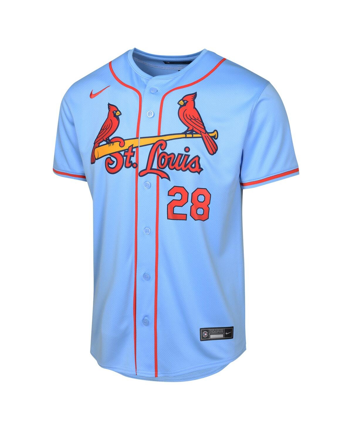 Nike Big Boys and Girls Nolan ArenadoSt. Louis Cardinals Alternate Limited Player Jersey - Light Blue