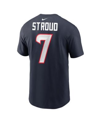 Men's C.J. Stroud Red Houston Texans Player Name Number T-Shirt