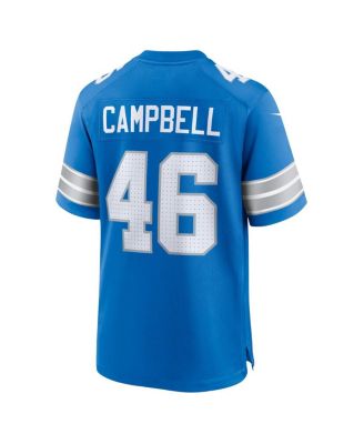 Men's Jack Campbell Detroit Lions Game Jersey