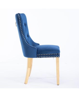 Modern Velvet Dining Chairs, Set of 2