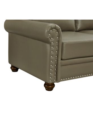 Faux Leather 1+2+3 Sectional  Living Room Sofa With Storage Sofa