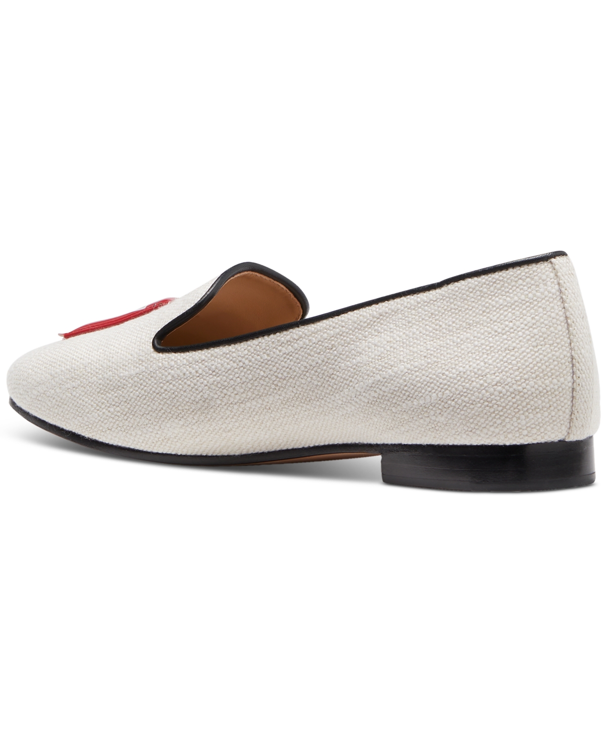 Shop Kate Spade X Heinz Women's Graphic Loafer Flats In Cream