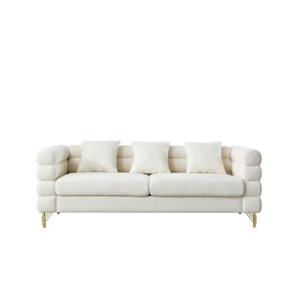 Teddy Oversized 3-Seater Sectional Sofa With Pillows
