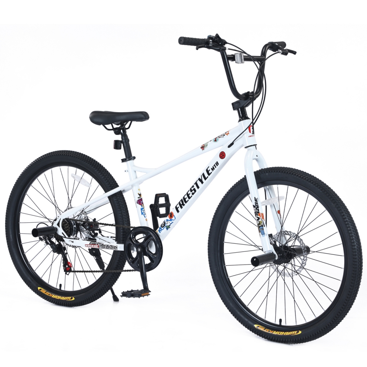 Streamdale Furniture Freestyle Kids Bike Double Disc Brakes 26 Inch Children's Bicycle For Boys Girls Age 12+ Years