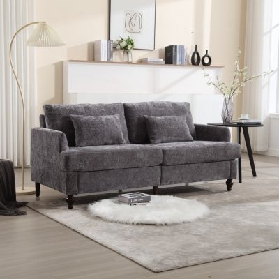Chic Chenille Loveseat Couch