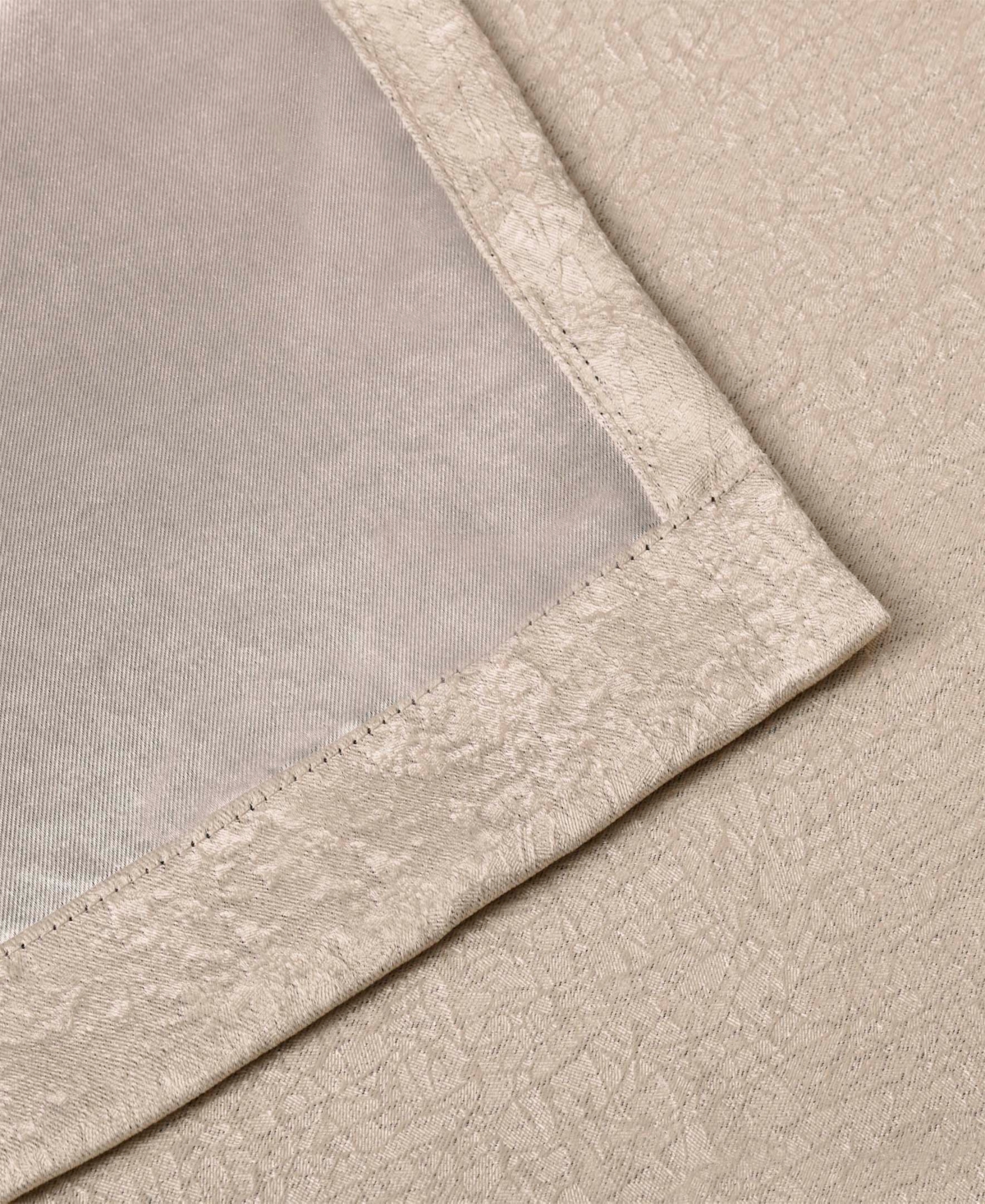 Superior Senna Textured Curtain Set of 2 Panels with Grommet Header, 52