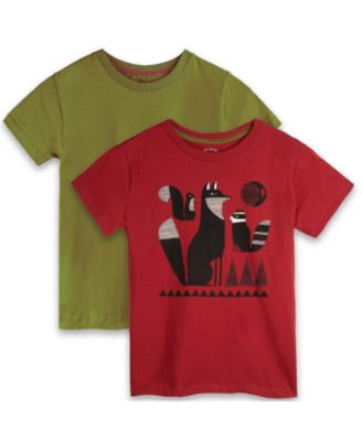 Girls Fair Trade Organic Cotton Short Sleeve T-Shirt 2-pack