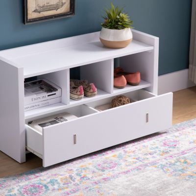 Streamdale Shoe Bench White