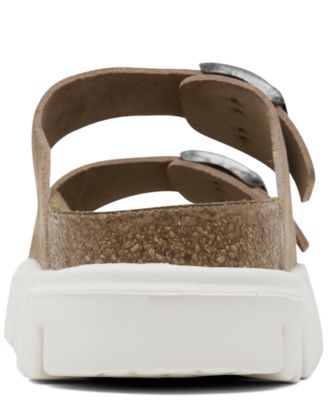 Women's Arizona Chunky Suede Leather Platform Sandals from Finish Line