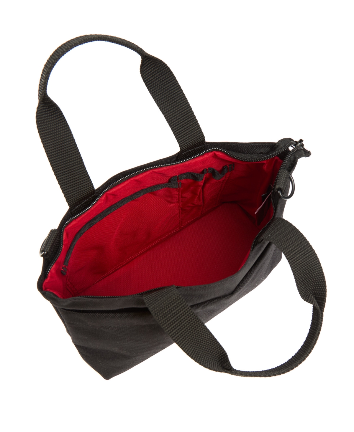 Manhattan Portage Fabric Street Tote In Black