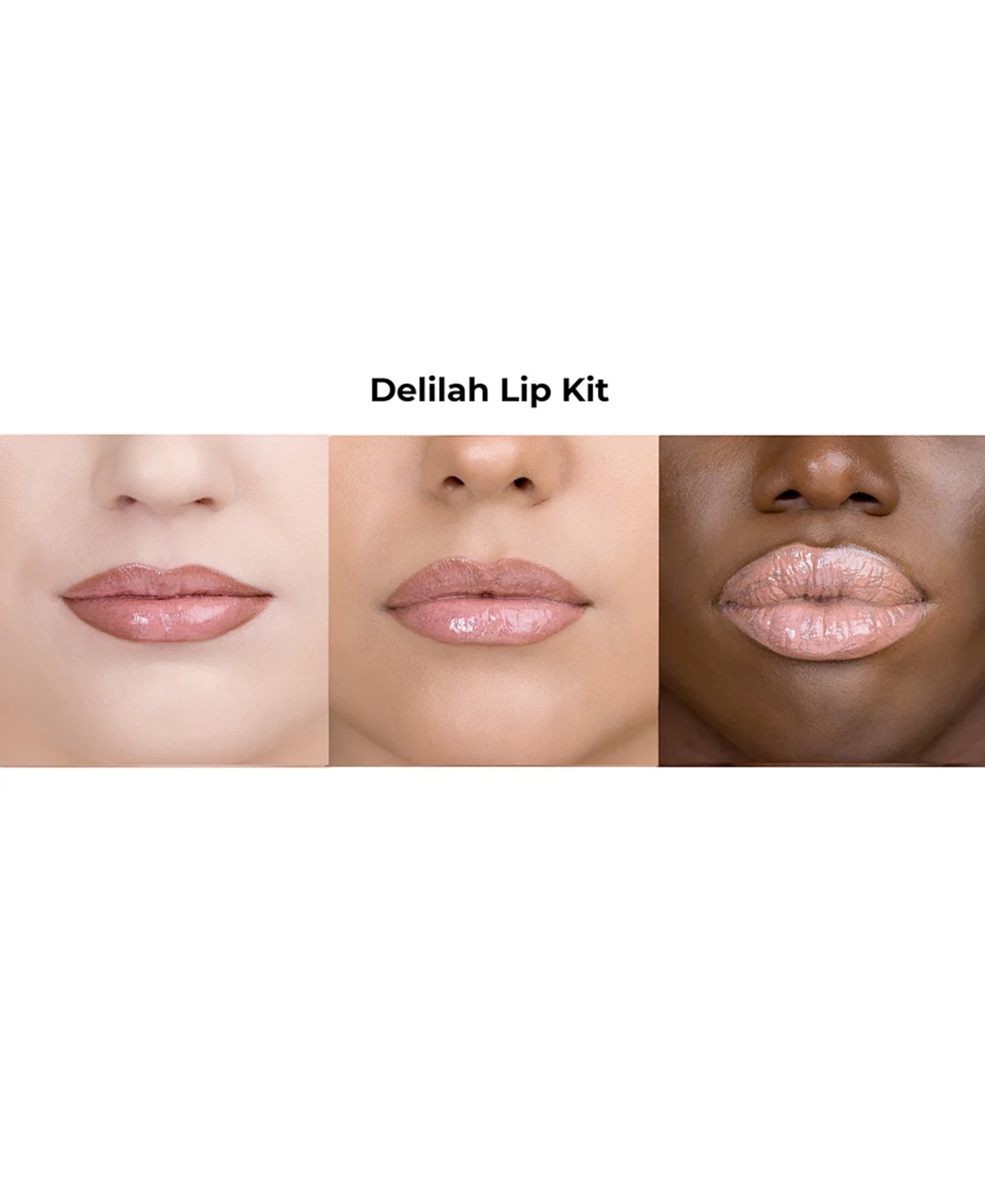 Rinna Beauty Delila Lip Kit In Pink Nude
