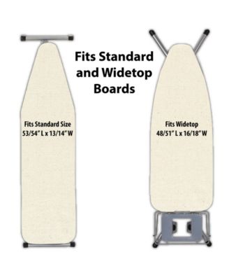 Universal Ironing Board Cover and Pad, Beige