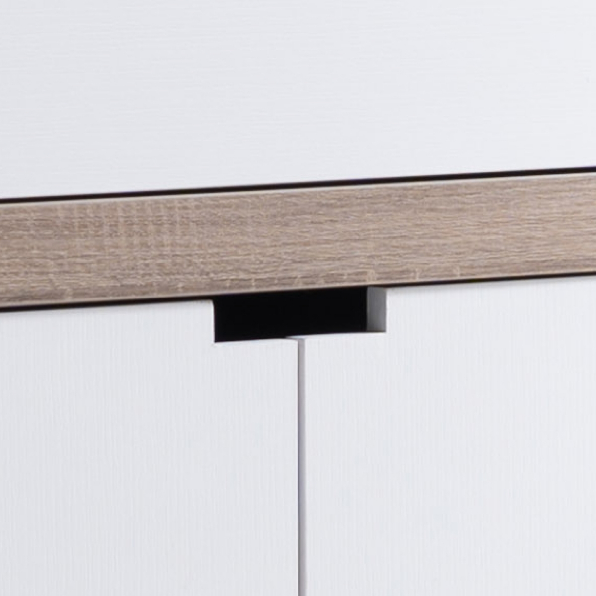 Simplie Fun Buffet White Dark Taupe