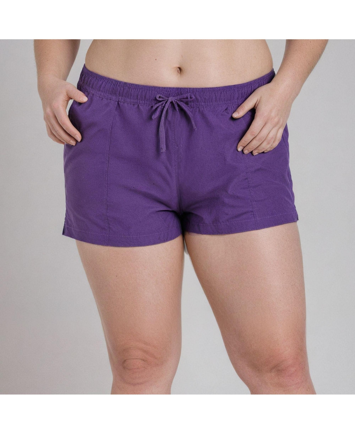 Plus Size 2"-3" Board Shorts - Lavender