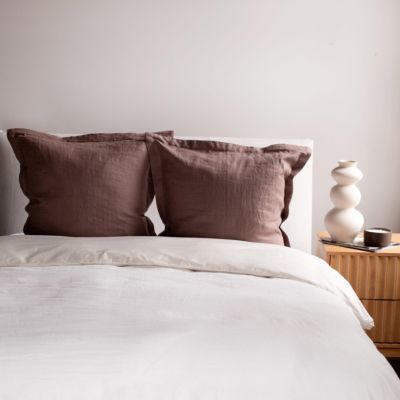 French Linen Flanged Euro Sham