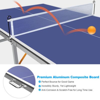 Streamdale Portable 6FT Table Tennis Set with Paddles & Balls