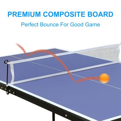 Streamdale Midsize Foldable Table Tennis Set for Indoor/Outdoor