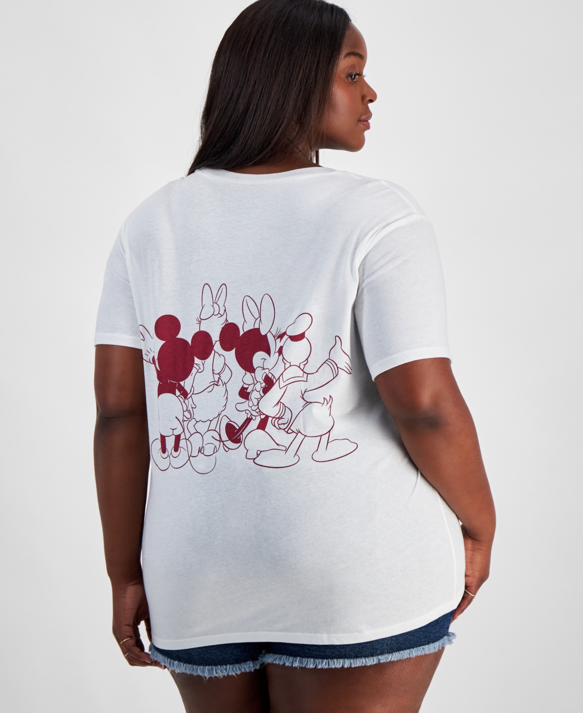 Disney Trendy Plus Size Mickey & Friends Graphic T-Shirt