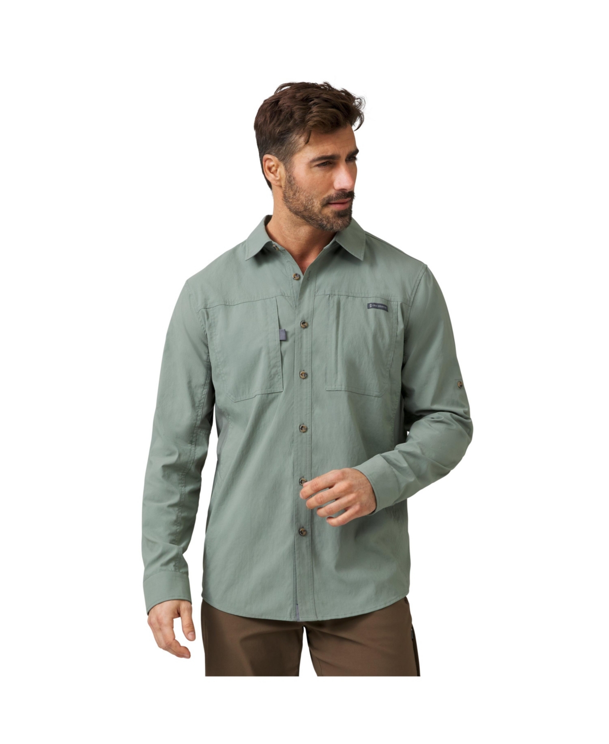 Men's Acadia Long Sleeve Shirt - Dark denim