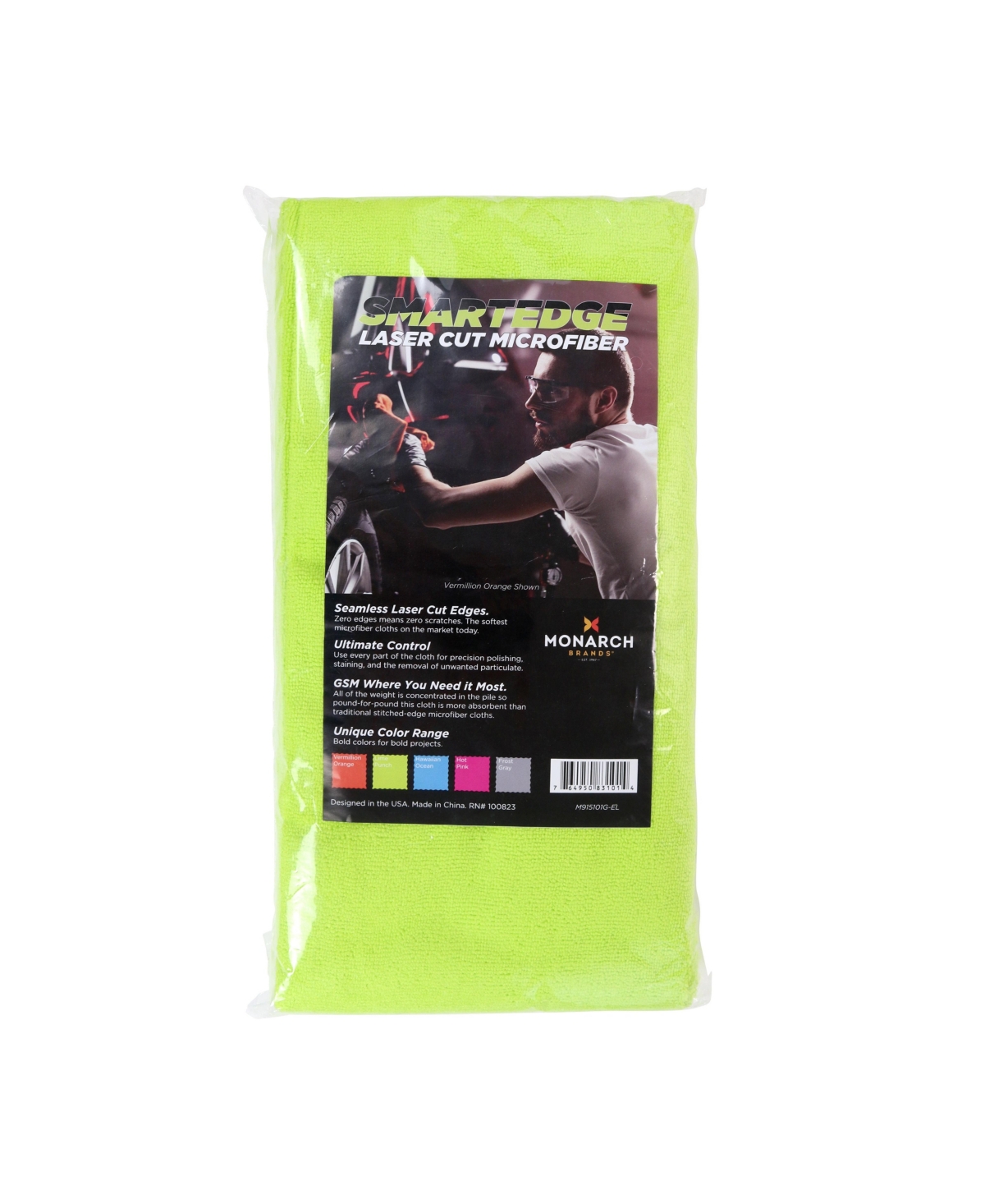 Arkwright Home Arkwright Smart Edge Microfiber Cleaning Cloths (12 Pack), in., Streak-Free, Reusable, Color Options