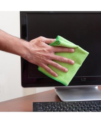 Silversure Antimicrobial Cleaning Cloths (12 Pack), 12x12 in., Reusable, Multi-Purpose, Color Options