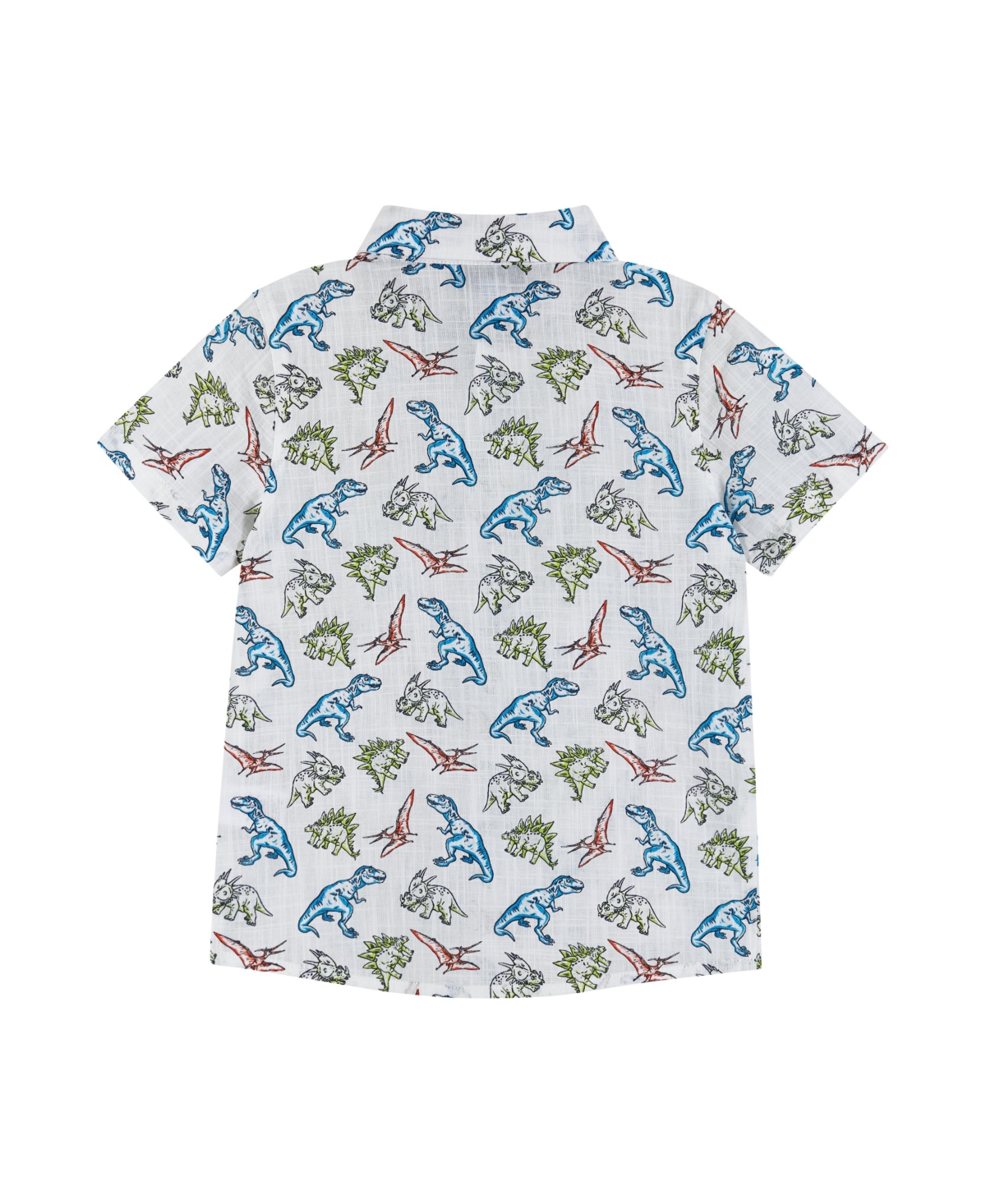 Andy & Evan Toddler Boys Toddler/Child Turtles Print Short Sleeve Buttondown Shirt