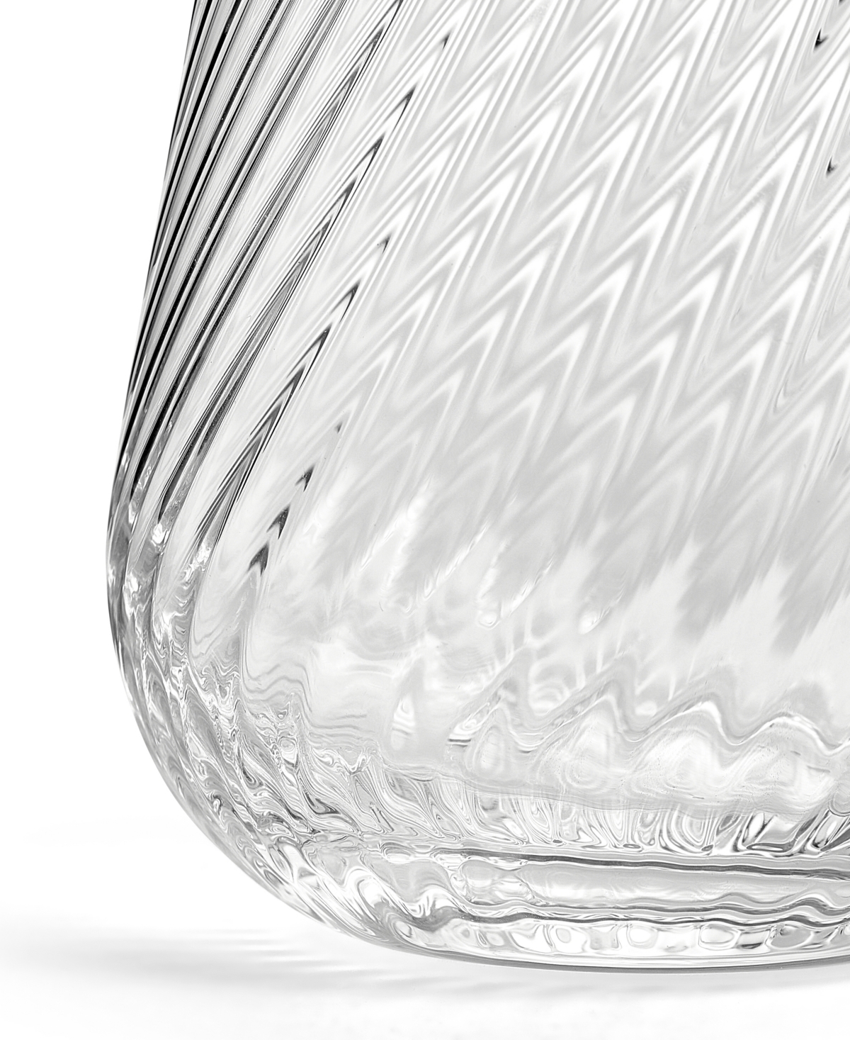 Vera Wang Wedgwood Swirl Tumbler Glass, Set Of 2 In Clear